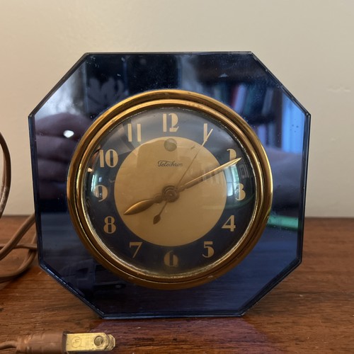 Vintage techron clock blue - techron,
