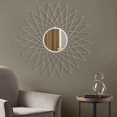 Iron wall mirror - iron,