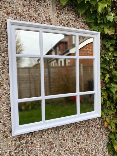 White window wall - white, mirror